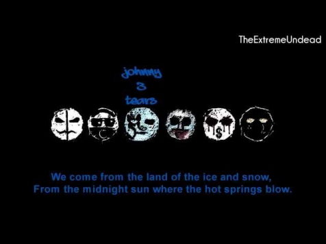 Hollywood Undead - Immigrant Song (Led Zeppelin Cover) [Lyrics Video]