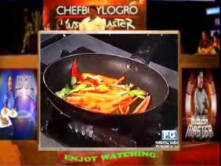 CHEF BOY LOGRO: KUSINA MASTER  May 1, 2014 CHICKEN TERIYAKI with VEGETABLES