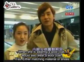 20081119 Ariel Lin & Joe Cheng: Fated Meet-up in Narita Airport (English-subbed)