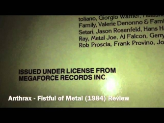 Anthrax - Fistful of Metal (1984) Review