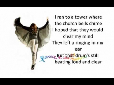 Florence and the Machine - Drumming song with lyrics (on screen)