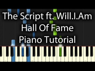 The Script feat. will.i.am - Hall of Fame Sheets + Tutorial (How To Play on Piano)