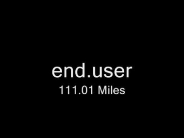 end.user - 111.01 Miles
