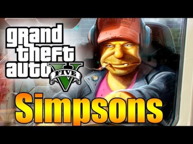 Simpsons versão GTA: Abertura dos Simpsons recriada no GTA V! Muito bom!