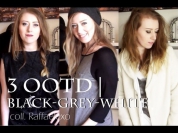 3ootd - Black,Grey and White | Coll. con Raffaelexo