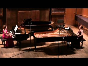 Mozart Sonata in D Major, KV448 - The Gromoglasovas duo