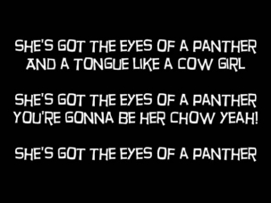 Steel Panther - Eyes of a Panther with Lyrics